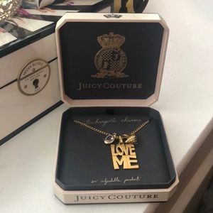 Juicy Couture “I Love Me” Charm Necklace